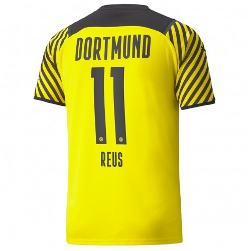 BVB Borussia Dortmund Fodboldtrøjer Marco Reus 11 Hjemmebanesæt 2021/22 Kort ærmer BVB Borussia Dortmund Fodboldtrøjer Marco Reus 11 Hjemmebanesæt 2021/22 Kort ærmer